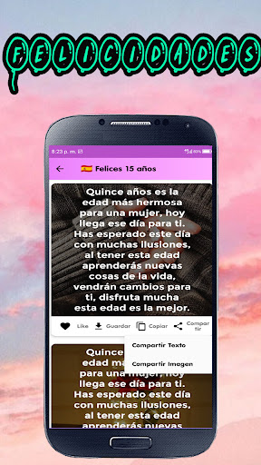 Phrases for quinceañeras