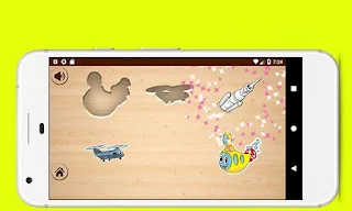 Baby puzzle game - Vehicles - Screenshot 3