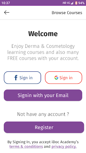 iDoc Academy Screen 2