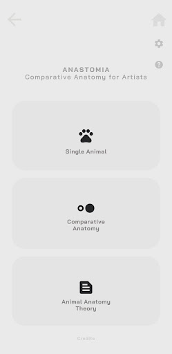 Android application Anastomia: Human|Horse|Wolf screenshort