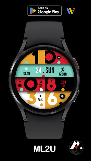 ML2U 145 Watch Face Screenshot 1 - AppWisp.com