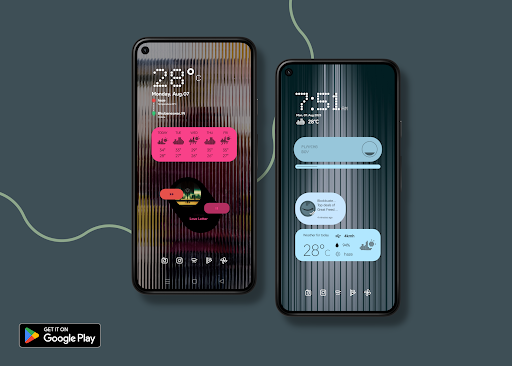 Android application Pixdots KWGT screenshort