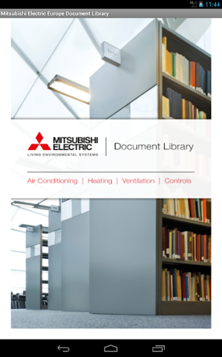 Android application Mitsubishi Electric UK Library screenshort