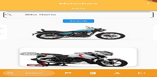 Android application motoshare screenshort