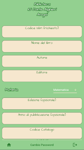 Biblioteca IIS Anagni Admin Screen 3