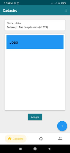 Android application Reciclarayos screenshort