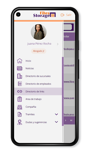 Fibrastorage Intranet Screen 3
