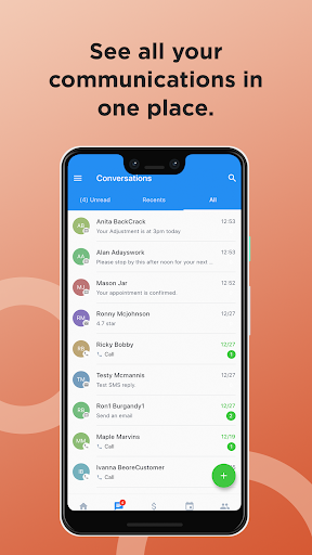 Android application Active Lead Response screenshort