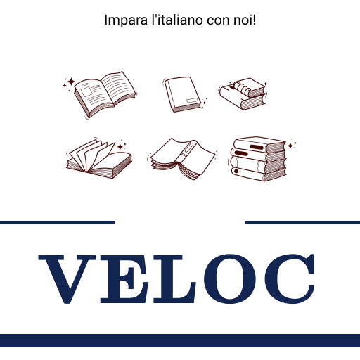 Veloc Learn Italian Language logo