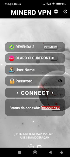MINERD-VPN Screen 2