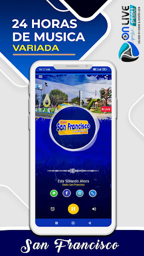 Android application Radio San Francisco - Motupe screenshort