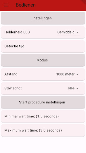Android application AccuraTimer Control screenshort