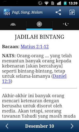 Android application e - Renungan PSM (Harian) screenshort