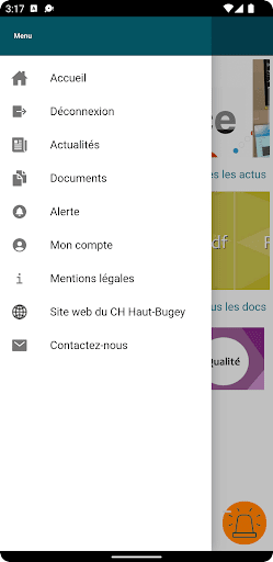 Android application HopitApp screenshort