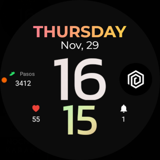 Watchface with 4 Complications Logo
