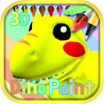 Cover Image of Скачать Динозавр раскраски 3D - AR  APK