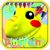Dinosaur Coloring 3D - AR icon