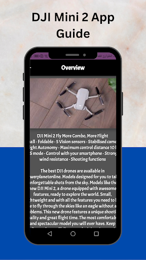 DJI Mini 2 App Guide Screen 2