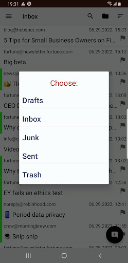 SekurMail Screen 3