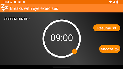 Screenshot of Eye Protection