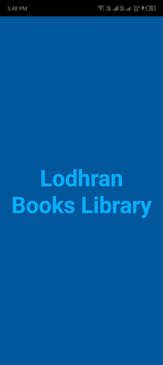 Android application Lodhran Books Library screenshort
