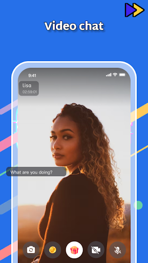 Android application VoVoo Chat - Live Video Chat screenshort