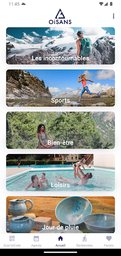 Android application Oisans, les Alpes mythiques screenshort