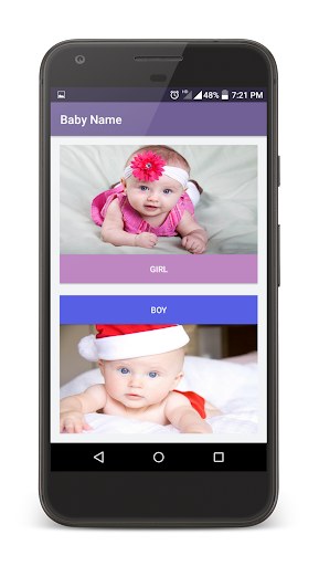 Android application Baby Name screenshort