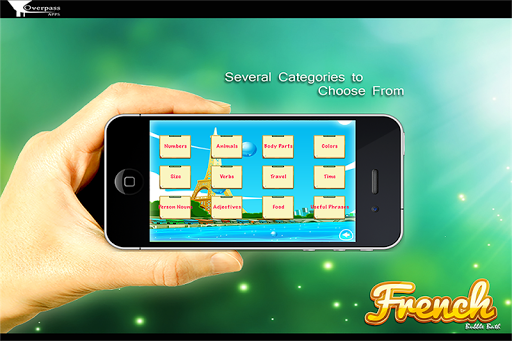 Learn French Bubble Bath Game Screen 3