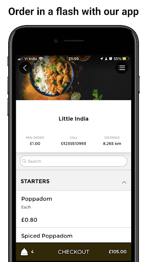 Android application Little India Didcot App screenshort