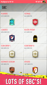 Captura 15 Pack Opener for FUT 20 by SMOQ android