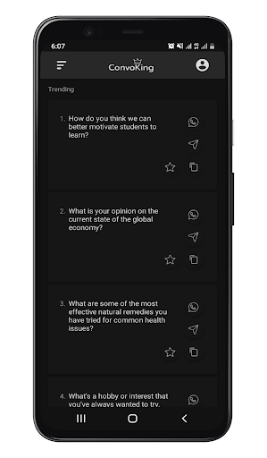 ConvoKing - Fun Chat Questions Screen 3