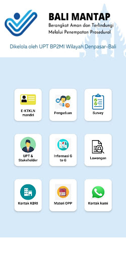 Android application BALI MANTAP screenshort