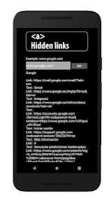 Screenshot 2 Hidden Links - Enlaces Ocultos android