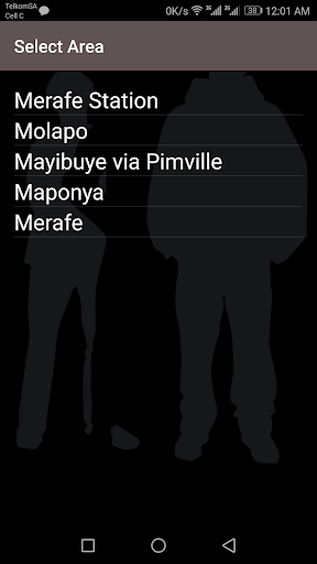 Taxi Prices Screen 2