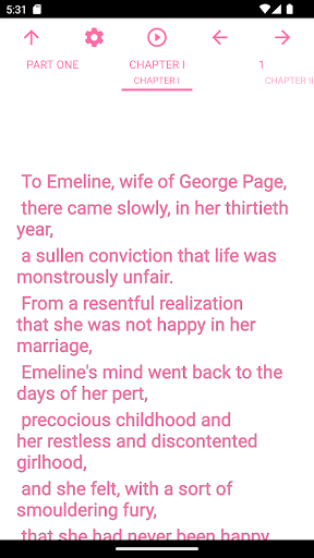 Android application zBook: The Story Of Julia Page screenshort