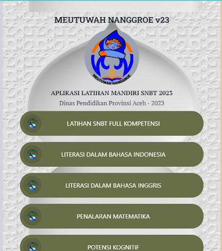 Android application Meutuwah Nanggroe v23 screenshort