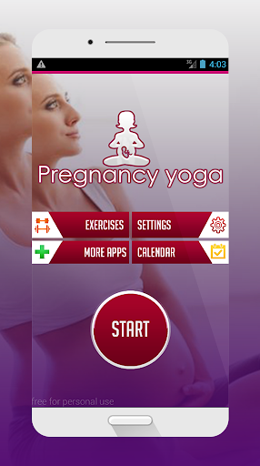 Android application Daily Yoga Workout For Pregnan screenshort