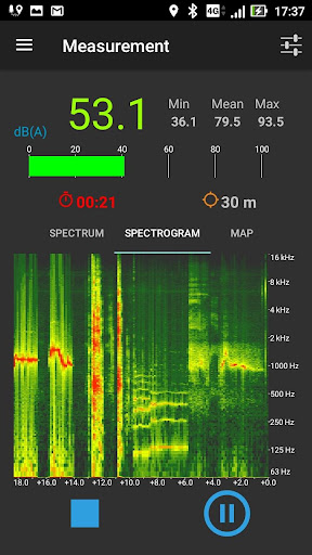 NoiseCapture Screen 3