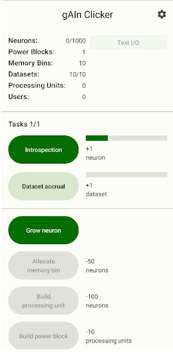 gAIn Clicker Screen 3