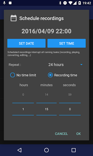 Screenshot of RecForge II - Audio Recorder