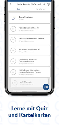 Logistikmeister Prüfungen Screen 2