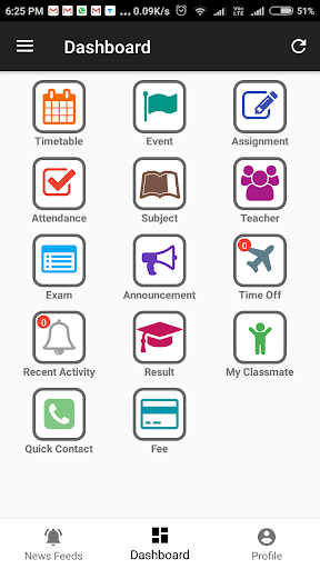 Fazlani School App : FLAG App Screen 2