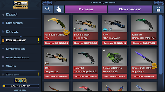 Screenshot 1 Case Clicker 2 - Custom cases! android