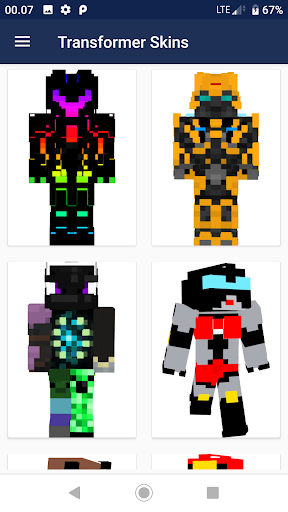 Transforrmers Skin for MCPE
