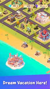 Merge Island - Dream Town Game