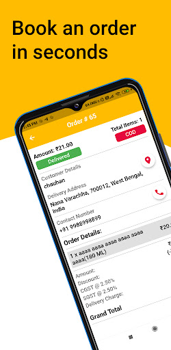 Hungersbite Delivery Screen 2