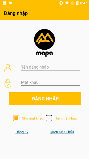 Android application MAPA - làm nông đơn giản screenshort