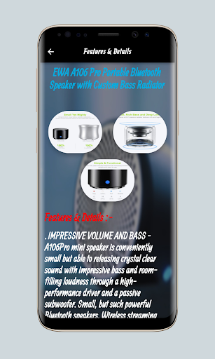 EWA A106 Mini Speaker