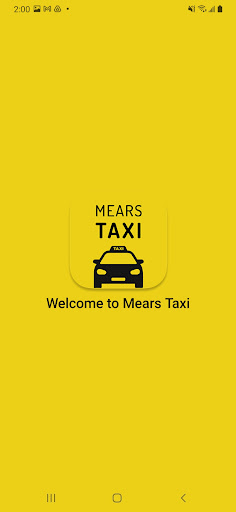 Android application Mears Taxi screenshort